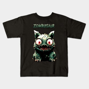 Zombiesaur, the zombie dinosaur Kids T-Shirt